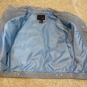 Original JOUJOU Skins baby blue leather jacket.